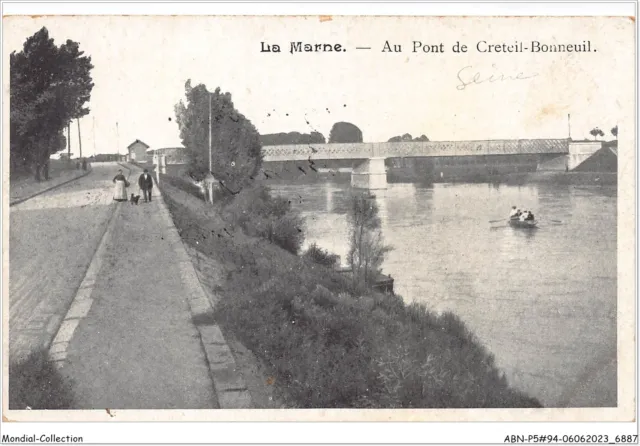 ABNP5-94-0371 - la marne - au pont de CRETEIL-BONNEUIL