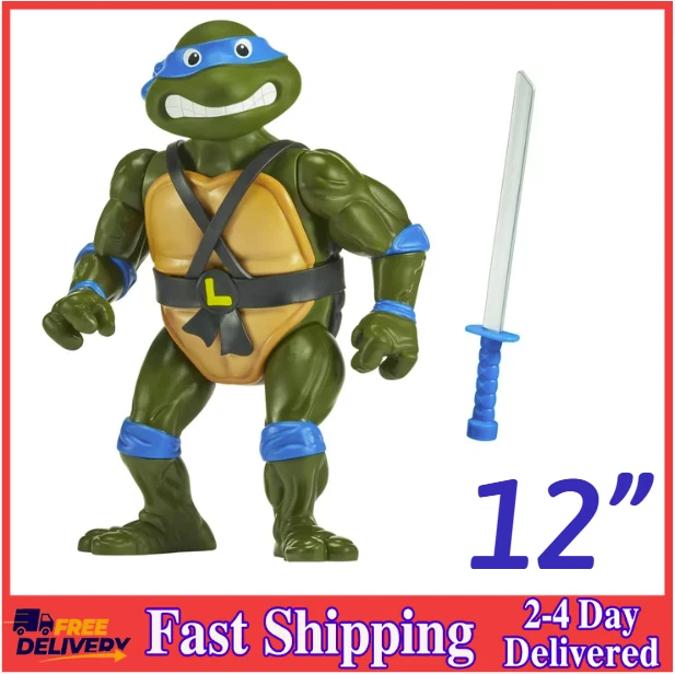 Teenage Mutant Ninja Turtles 12” Original Classic Leonardo 1989 Giant Figure NEW