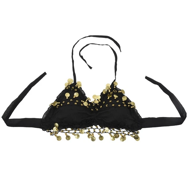 2X((R) Dentelle plissee  des Pieces Mousseline Danse Orientale Bra Top cost5275