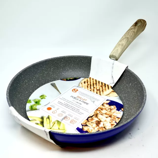 Masterclass Healthy Options Ceramic Cookware 3.9-qt- 11 Sauté Pan Pot With  Lid