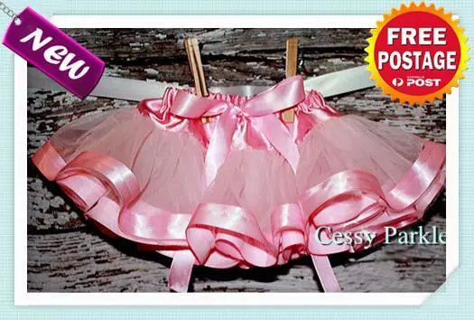 Girls Ballet 3 Layers Tutu Dancing Skirt Fairy/Princess Dress Up Party Costume