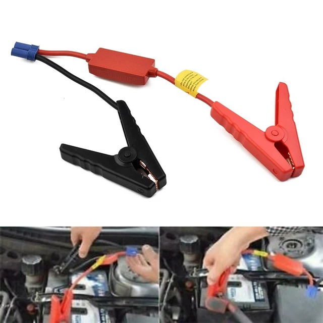 Morsetto a coccodrillo ausilio all'avviamento auto 12 V clip di ricambio spina portatile accessori universali