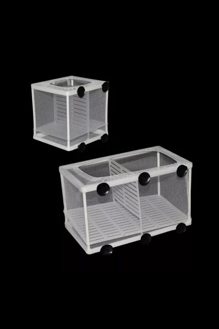 Aquarium Fish Breeder Box Fish Incubator Mesh Box Aquarium Breeding Hatchery