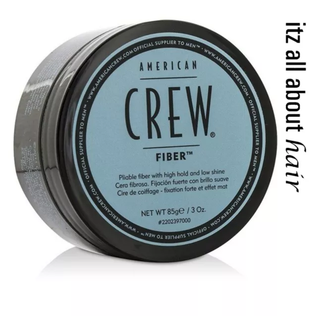 American Crew Fiber 85g 1 x 85g  Pliable Fiber with high Hold Low Sheen