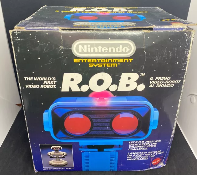 VERY NICE** Nintendo ROB Robot Operating Buddy RARE vintage game controller