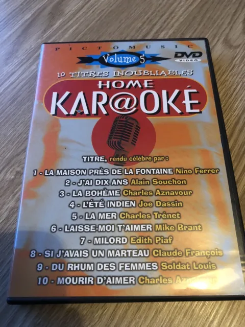 LOT DE 16 Dvd De Karaoke Francais Et Internationales EUR 39,99