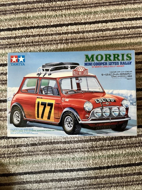 TAMIYA 1/24 MORRIS mini cooper 1275S rally 67 Monte Carlo Rally Winner ...