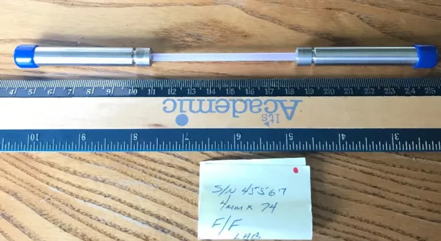 Mounted Nd:YAG Laser Rod 4mm Dia x 74mm Nm: 1064 SN 45567 US Laser Corp