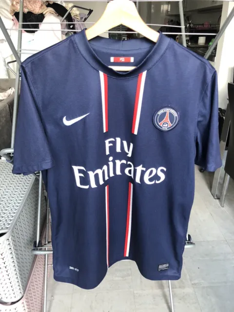 Nike Dri Fit Paris Saint-Germain 2014 Home Football Shirt Ibrahimovic 18 Size M