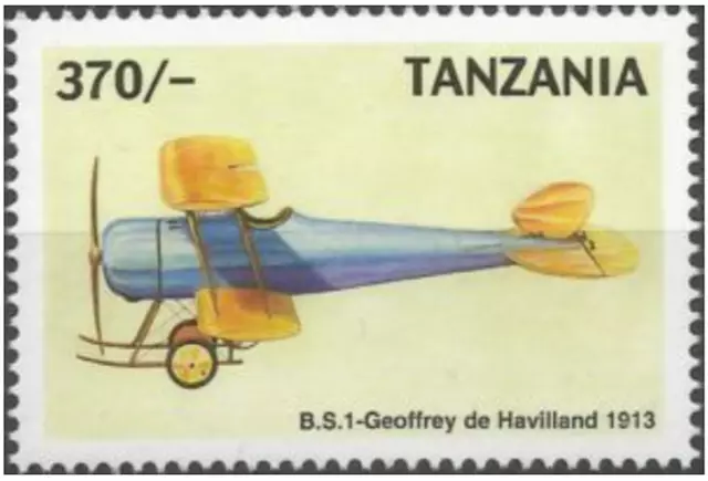 Tanzania #Mi3195 MNH 1999 B.S.1 Geoffrey de Havilland [1864b]