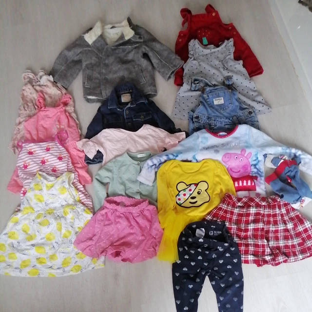 Bundle Baby Girls Clothing Age 12/18 Months