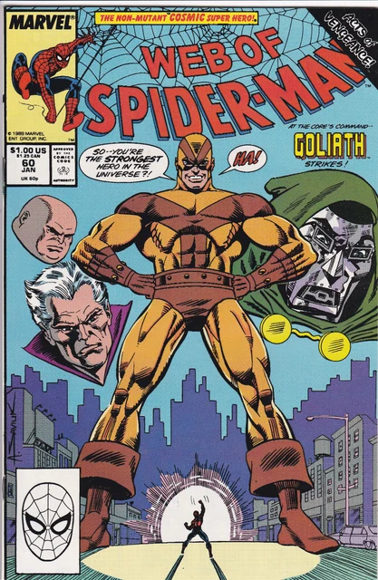Web of Spider-Man #60 Vol. 1 (1985-1998, 2012)Marvel Comics,High Grade,Direct