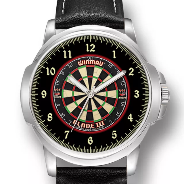 Darts Dartboard Mens Gents Wrist Watch Anniversary Birthday Best Gift