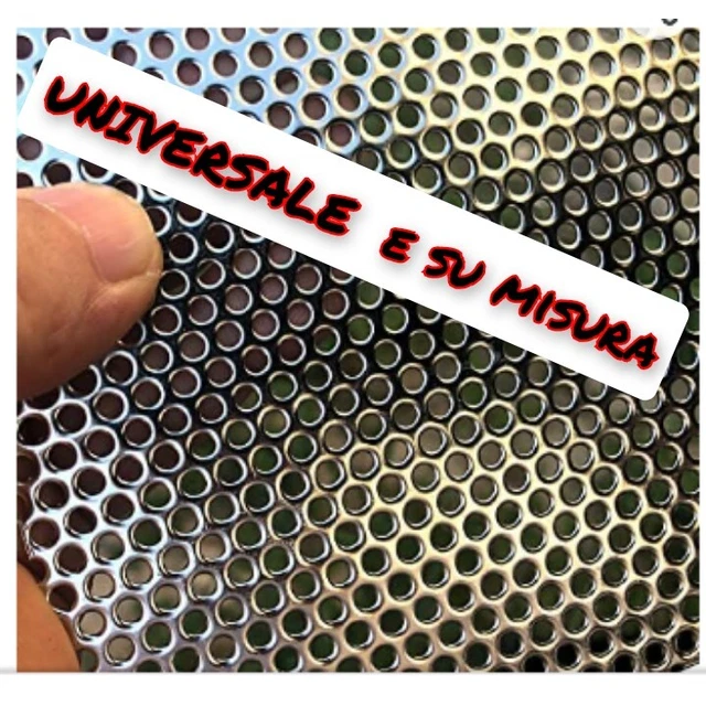 LAMIERA FORATA IN FERRO MT. 1 X 2. SPESSORE MM. 2. FORO MM. 3 LAMIERA FORATA IN FERRO MT. 1 X 2. SPESSORE MM. 2. FORO MM. 3