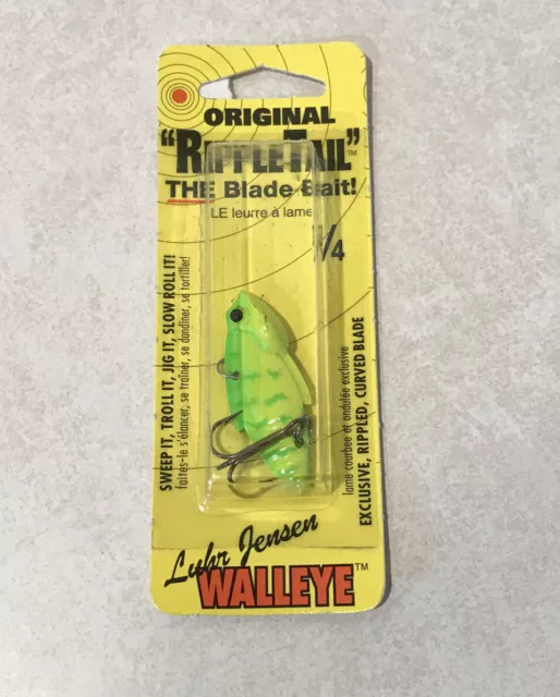 TWO LUHR JENSEN Rat'lin Ripple Tail H BRASS Fishing Blade Bait 1/2oz  Walleye NEW $12.99 - PicClick