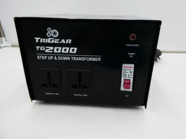 SIMRAN THG-200 220/240V 110/120V Dévolteur Transformateur 220 Volt Pour 110  Volt EUR 98,28 - PicClick FR