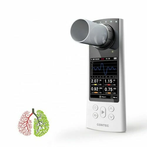 Digital Spirometer Lung Breathing Diagnostic Vitalograph Spirometry bluetooth