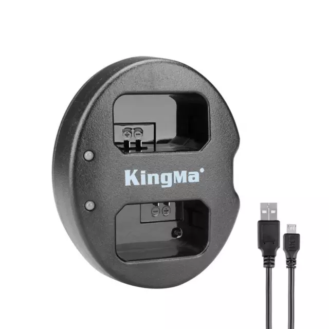 KingMa USB Battery Dual Charger 5V 2A for Sony A7 A7R2 A7M2 A5000 A5100