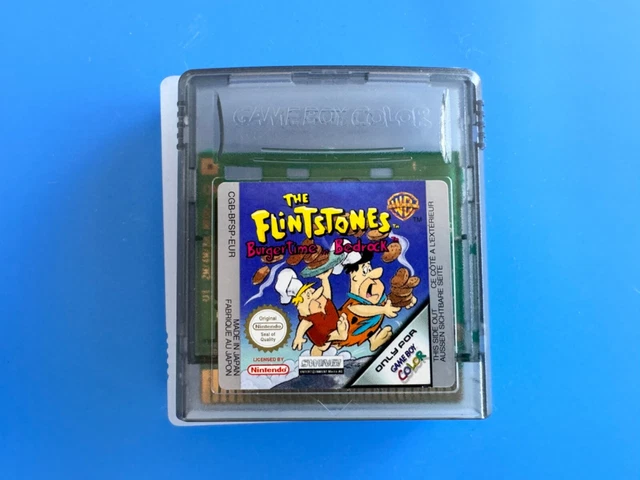 THE FLINTSTONES BURGERTIME in Bedrock Game Boy Color Nintendo EUR