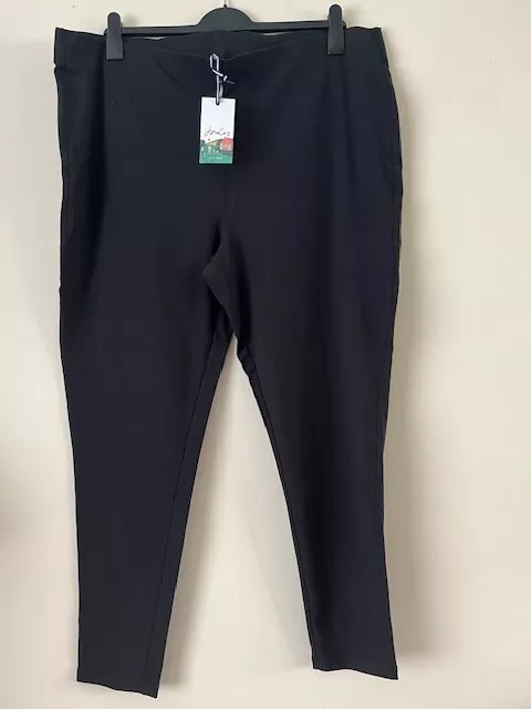 BNWT Joules Ebba Leggings Size 24 Black High Rise Full Length