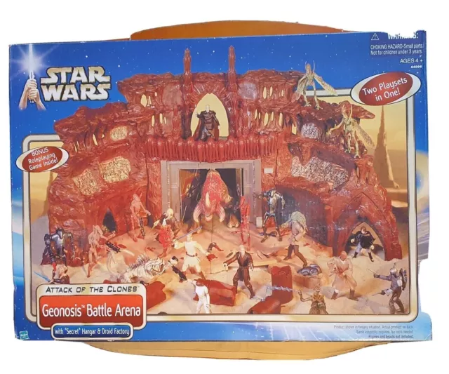 Hasbro Star Wars Attack Of The Clones Geonosis Battle Arena