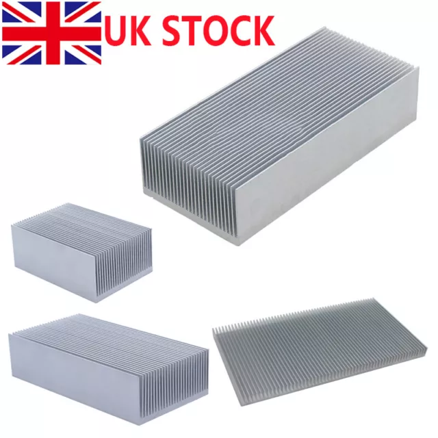 Aluminium Heat Sink Thermal Management Cooling Fin Radiator Heatsink Supplies UK