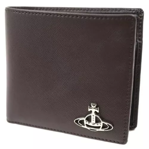 [Vivienne Westwood] KENT MAN WALLET WITH COIN POCKET BROWN 51010016 40187 D403