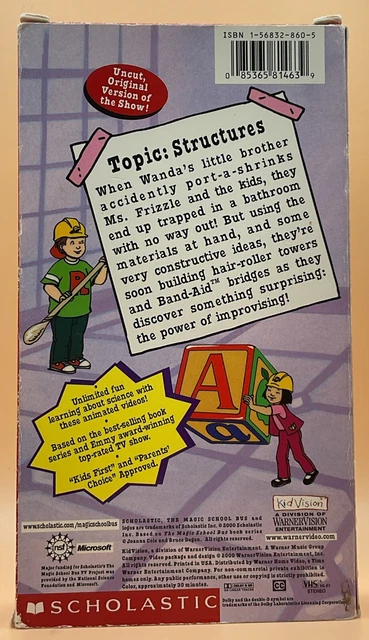 THE MAGIC SCHOOL Bus - Under Construction VHS 2000 **Buy 2 Get 1 Free ...