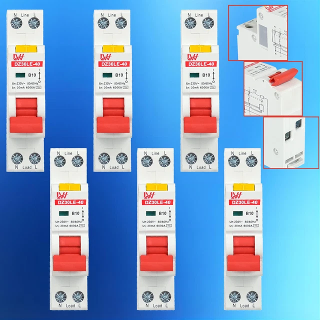 Schneider Electric FI/LS-Schalter Resi9 1P+N, 16A, B-Char., 30mA, Typ A
