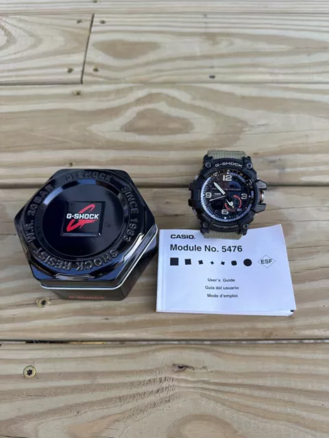 Casio G-Shock GG-1000-1A5 MASTER OF G MUDMASTER Twin Sensor Thermometer Watch