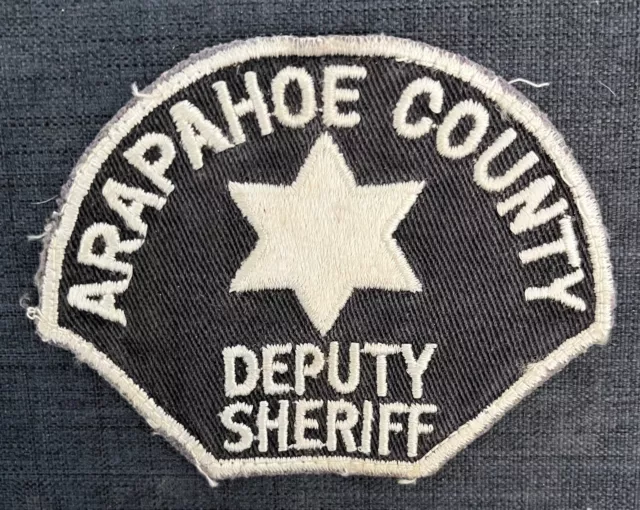 Colorado CO Arapahoe County Deputy Sheriff Shoulder Patch Preowned Sewn cut edge