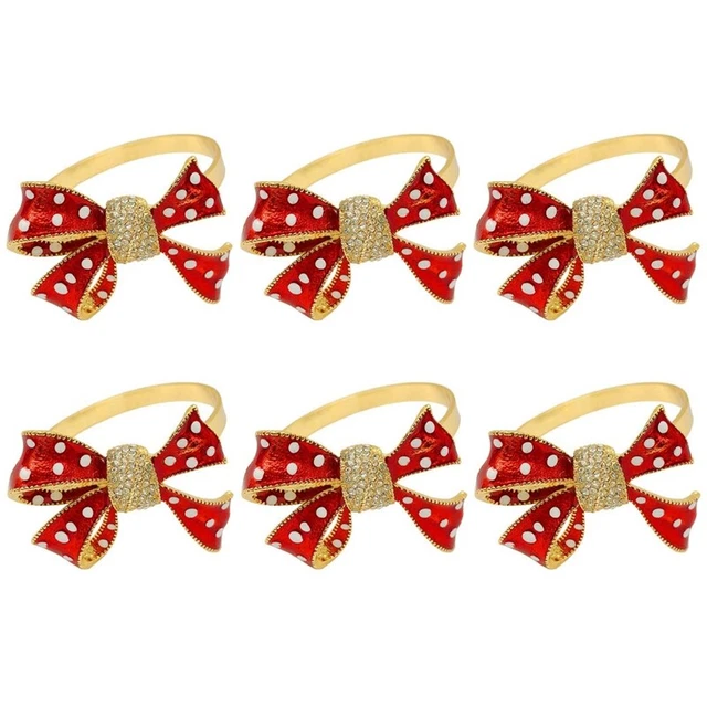 Set Anelli Tovaglioli con 6, Farfalla Ken per Matrimonio, 1953
