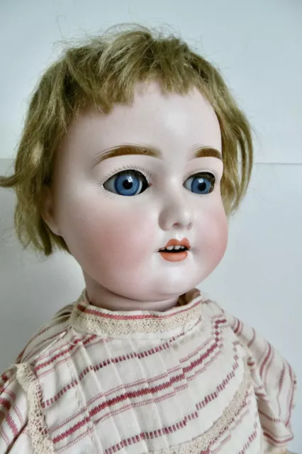 BELLE POUPEE ANCIENNE TÊTE BISCUIT ALLEMANDE MARQUÉE "SPECIAL" - HT 62 cm