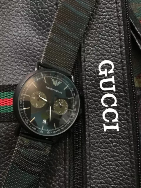 orologio  Armani Uomo Crono Nero