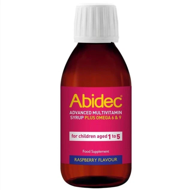 ABIDEC RASPBERRY FLAVOURED Multivitamin Syrup 150ml EXP 09/25 UNBOXED £ ...