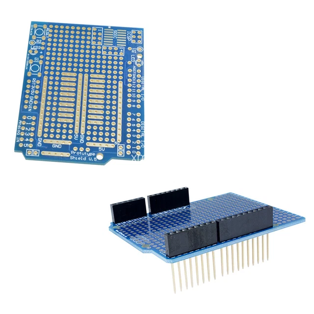 Prototype PCB Expansion Board UNO R3 Shield DIY 2mm +2.54mm Pitch for Arduino