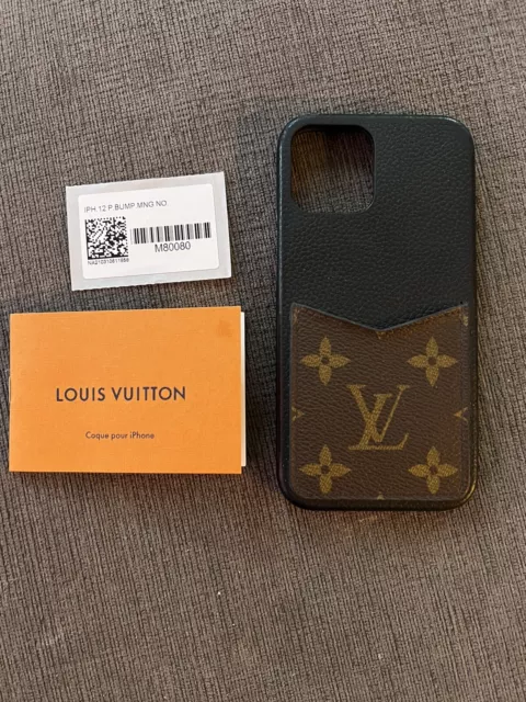 Louis Vuitton LV iPhone 14 Pro Case M81998 Monogram Brown Black