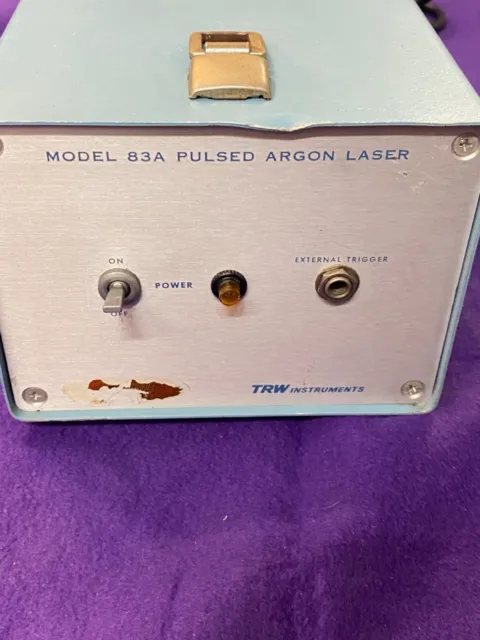 Trw Instruments 83A Pulsed Argon Laser 117V 50/60Hz .3Amp