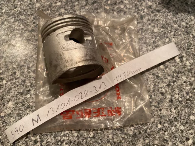 NOS Honda Standard Piston Kolben und Clips CS90 S90 13101-028-323 49,7mm