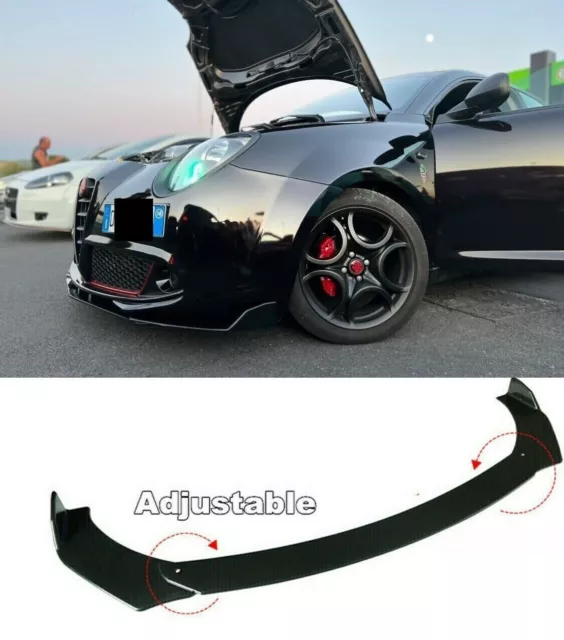 Spoiler Lama Sotto Paraurti Anteriore Per Alfa Romeo Mito Abs Splitter