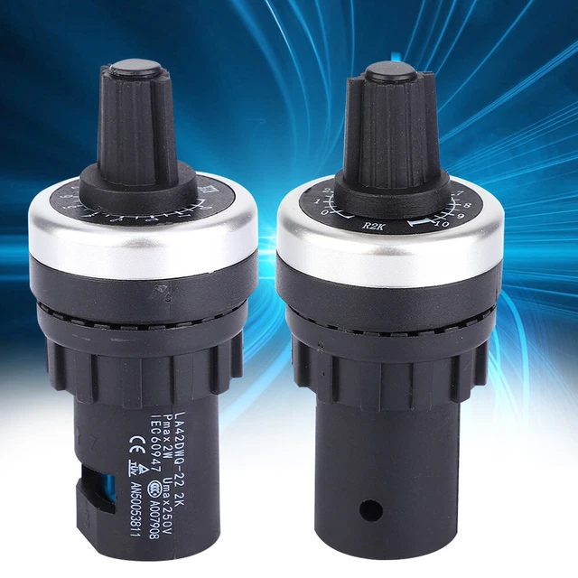 22mm Potentiometer 2K Potentiometer High Accuracy Stable Working Carbon Film