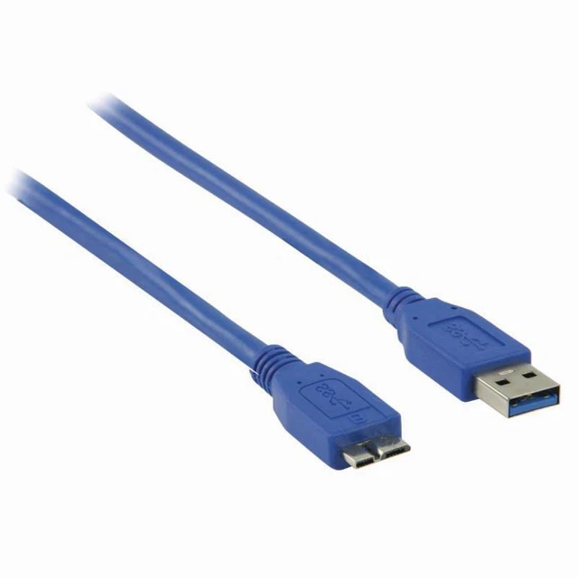 C�ble usb 3.0 | a m�le - micro b m�le | 5,0 m | bleu