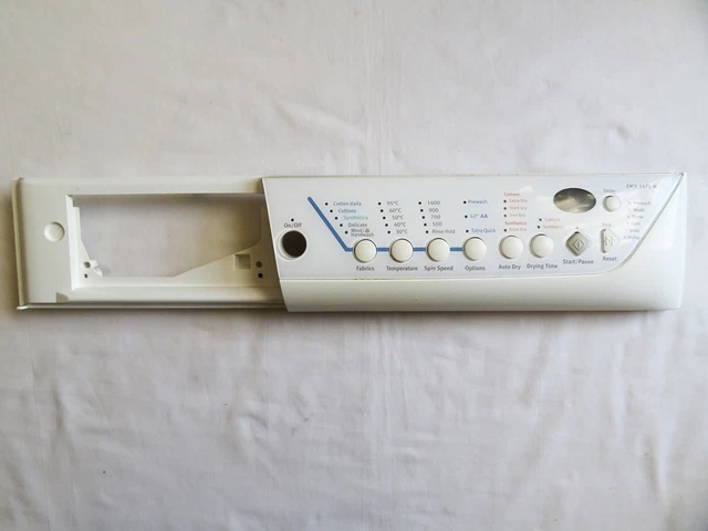 ZANUSSI ZWD1471W WASHER Dryer Control Panel Fascia Assembly 132039000 