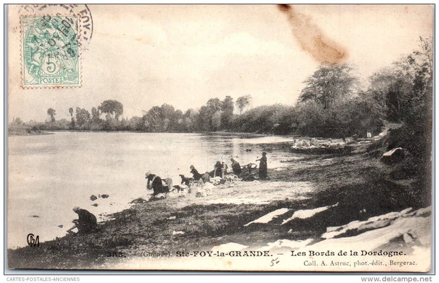 33 SAINTE FOY LA GRANDE - un coin des bords de la dordogne.