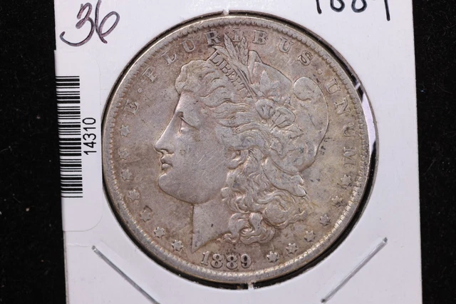 1889 Morgan Silver Dollar, Affordable Circulated Coin, Store Sale #14310