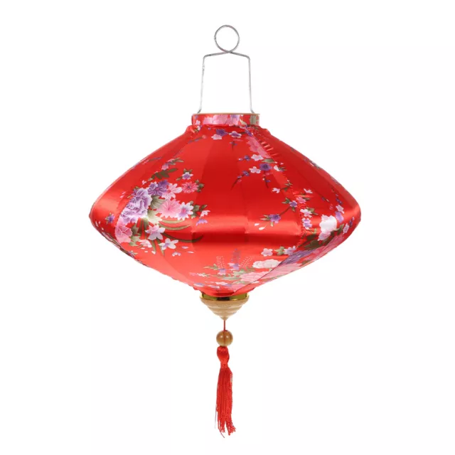 Filo di ferro rosso decorazione lanterna sospesa festa di primavera cinese