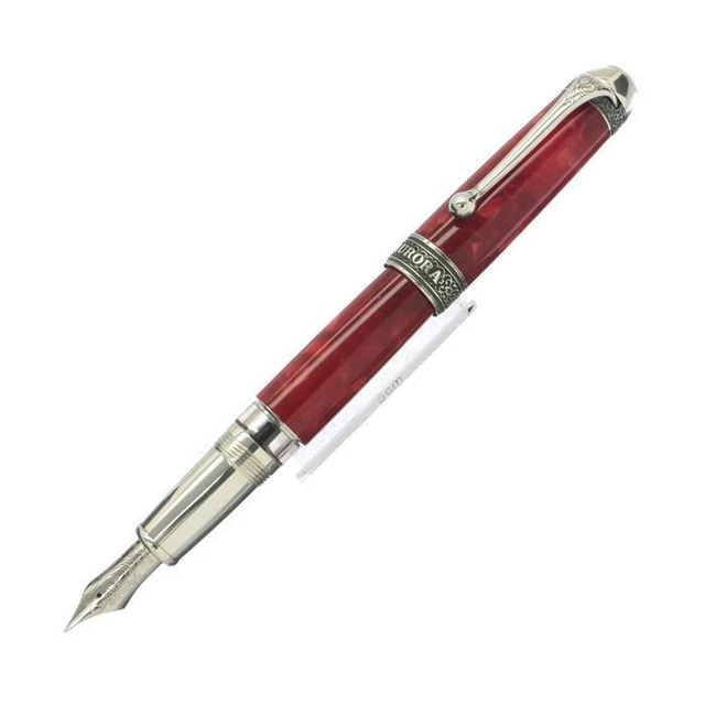 Aurora Wannian Pen 85Th Anniversary Red Used-Good Quality Smtb-F