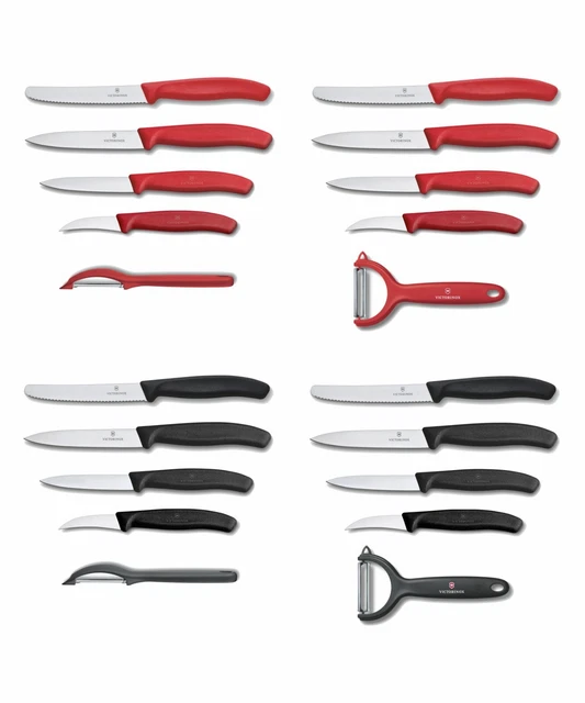 VICTORINOX Küchenset 5tlg. Gemüsemesser Tomatenmesser Kneipchen Messer Schäler
