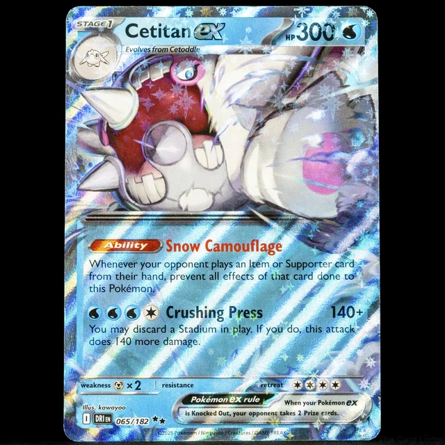 CETITAN EX 065/182 Double Ultra Holo Rare Destined Rivals Pokemon Card SV EUR 2,99 - PicClick ES CETITAN EX 065/182 Double Ultra Holo Rare Destined Rivals Pokemon Card SV EUR 2,99 - PicClick ES