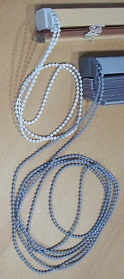 Kettenverbinder für Rollo-Ketten Perlkette Kugelkette Wendekette in weiß 